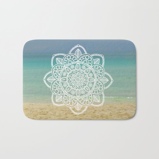 Beach Mandala Bath Mat