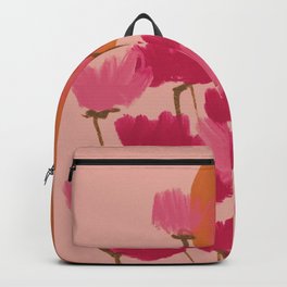 and where will we be on august 14th? Backpack | Garden, Mixedmedia, Wildflowers, Blush, Painting, Pinkorangeyellow, Summer, Paintedflowers, Flowers, Springcolors 