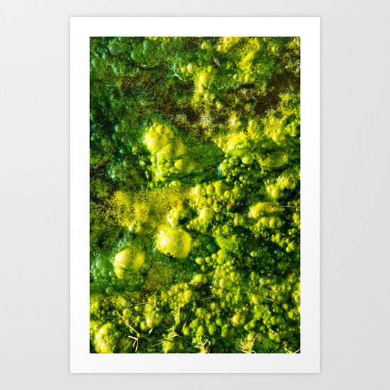 The Green Goo Art Print