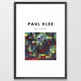 Paul Klee poster May Picture abstract painting (1925) Framed Art Print