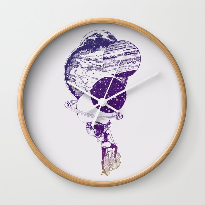 Time for Ride Wall Clock