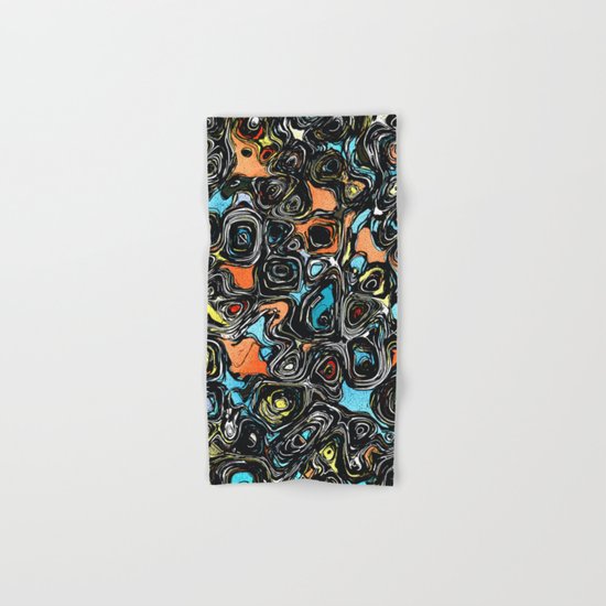Abstract Shapes And Textures Hand & Bath Towel