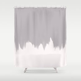 Faded Grey Smear Shower Curtain
