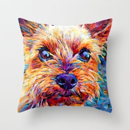 Yorkshire Terrier 4 Throw Pillow