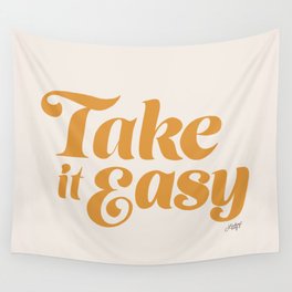 Take it Easy (Yellow Palette) Wall Tapestry