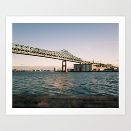 Boston's Tobin Bridge Art Print