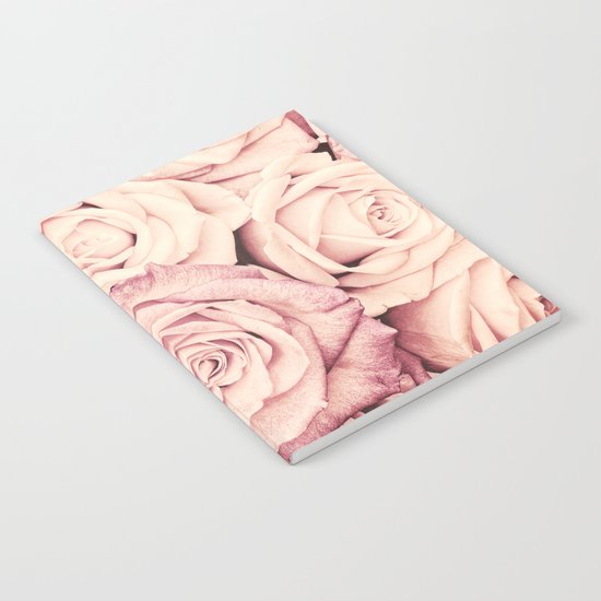 Some people grumble I Floral rose roses flowers pink Notebook