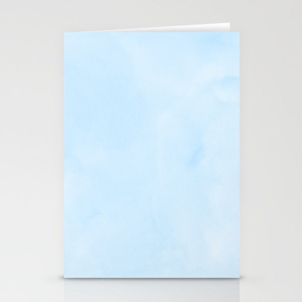 Blue Raspberry Watercolor Stationery Cards