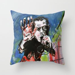 Nick Cave Red Right Hand Throw Pillow