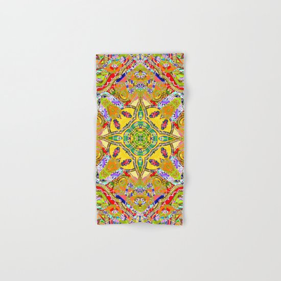 Oriental Green Hand & Bath Towel