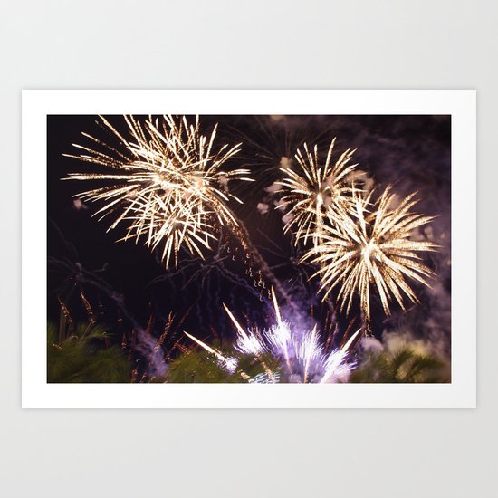 Fireworks #01 Art Print