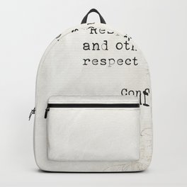 Respect yourself Backpack