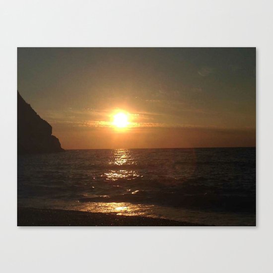 Italian Sunset 2 Canvas Print