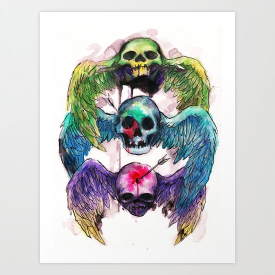 given titles Art Print