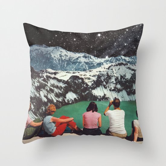 GLACIAL Throw Pillow