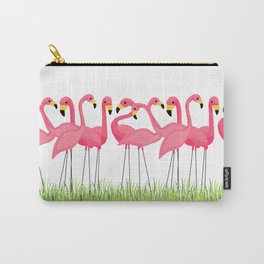 Cuban Pink Flamingos Carry-All Pouch