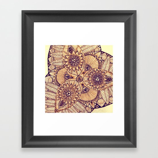 three Framed Art Print