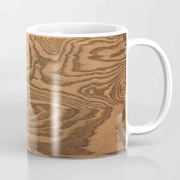 Wood, heavily grained wood grain Coffee Mug