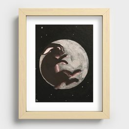 Lunar Rabbit Recessed Framed Print