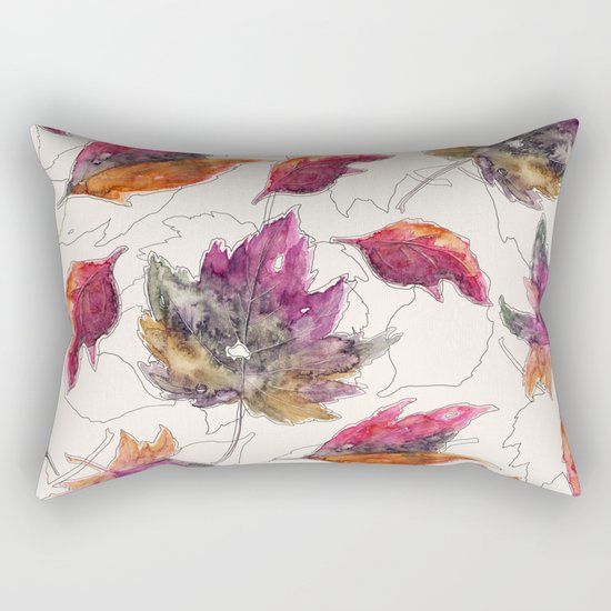 Maple Pattern Rectangular Pillow
