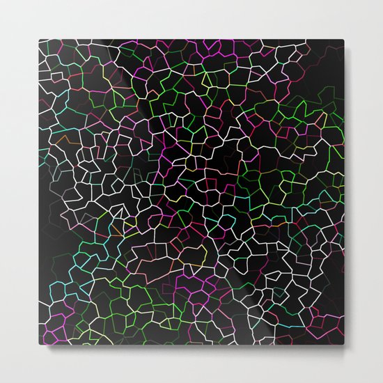 Spring Crackle Metal Print