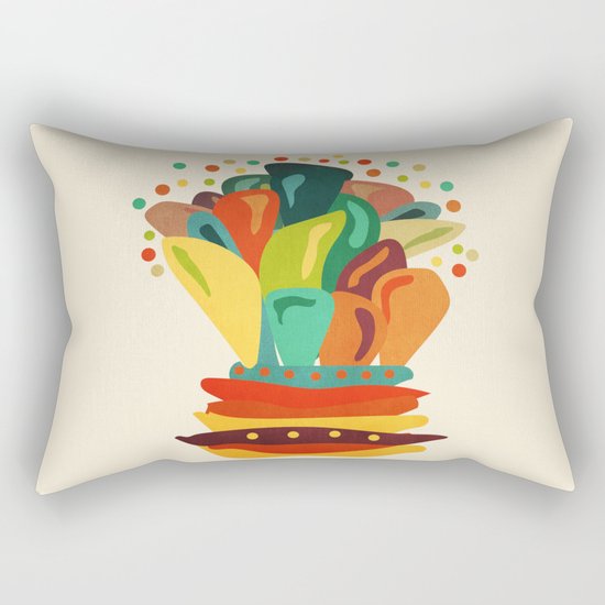 Colors and flowers 2 Rectangular Pillow