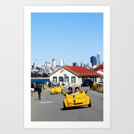 GoCar Tours in San Francisco, USA Art Print