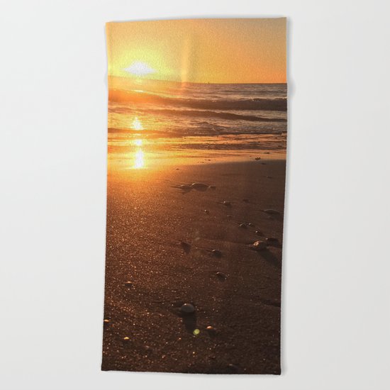 Treasure Island Sunset Beach Towel