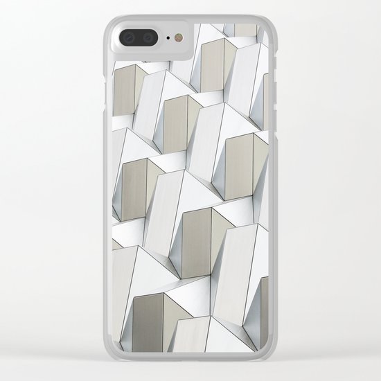 Pattern cubism Clear iPhone Case