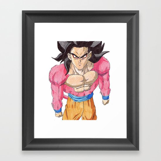 GOKU SSJ4 Framed Art Print