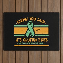 Celiac Awareness: It's Gluten Free Outdoor Rug