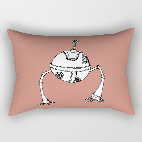 The Devoted Robot ( HQ pixel ) Rectangular Pillow