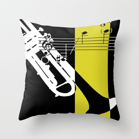 Brass II Throw Pillow