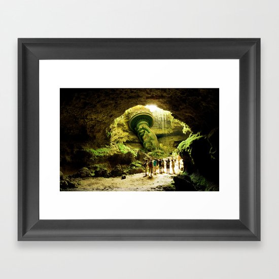 Journey to Lady Liberty Framed Art Print