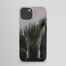 Black Horse iPhone Case