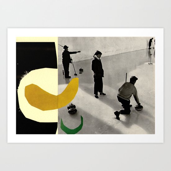 YELLOWCURL Art Print