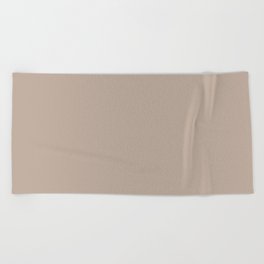 Taupe - Beige - Light Brown Solid Color Parable to Valspar Western Sandstone 1001-10A Beach Towel