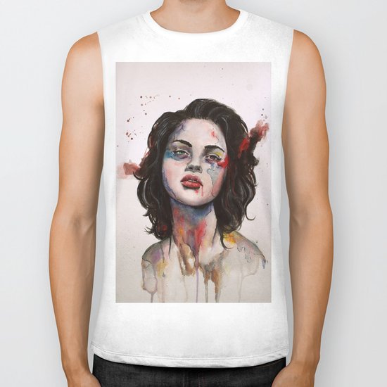 Face Mapping Biker Tank
