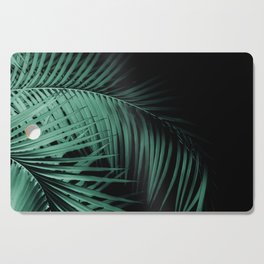 Palm Leaves Green Vibes #7 #tropical #decor #art #society6 Cutting Board