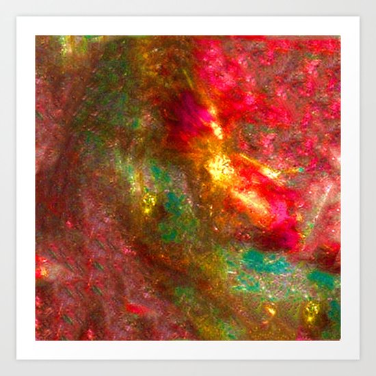 Fire Fairy In Paradi Art Print