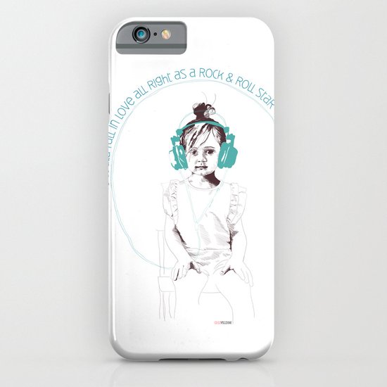 RocknRoll Girl iPhone & iPod Case