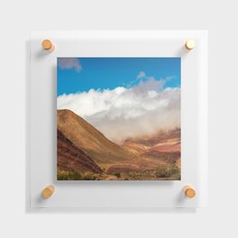 Argentina Photography - Clouds In The Desert Mountains Of Argentina Floating Acrylic Print