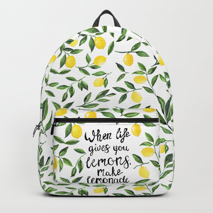 When Life gives you Lemons, make Lemonade Backpack