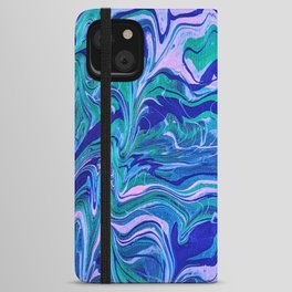 Good to Be Green - Fluid Art iPhone Wallet Case