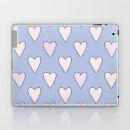 Pink Frilly hearts  Laptop Skin