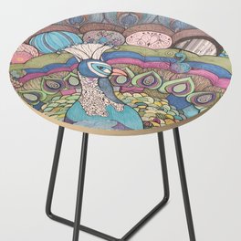 pretty as a peacock Side Table