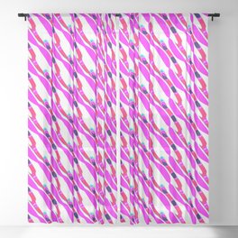 Japanese Cherry Blossom Seamless Pattern Design Sheer Curtain