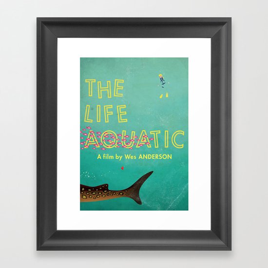 The Life Aquatic Framed Art Print