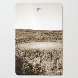 North Shore Lake | Sepia Cutting Board