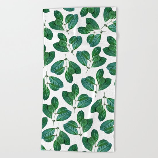 Lemon Leaf #society6 #decor #buyart Beach Towel
